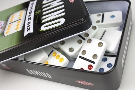 Gra Domino klasyczne w puszce Tactic Gra Domino klasyczne w puszce Tactic
