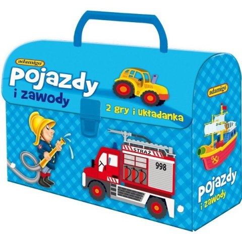 Gra Kuferek Pojazdy i Zawody Adamigo Gra Kuferek Pojazdy i Zawody Adamigo