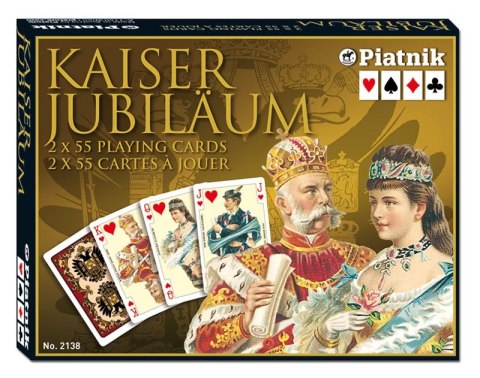 Karty Cesarskie Kaiser 2 talie Piatnik Karty Cesarskie Kaiser 2 talie Piatnik
