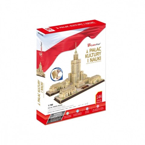 Puzzle 3D Palac Kultury i Nauki, 144 elementy Cubic Fun Puzzle 3D Palac Kultury i Nauki, 144 elementy Cubic Fun