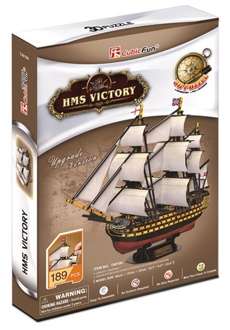 Puzzle 3D Żaglowiec HMS Victory Cubic Fun Puzzle 3D Żaglowiec HMS Victory Cubic Fun