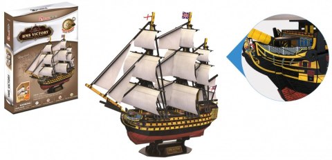 Puzzle 3D Żaglowiec HMS Victory Cubic Fun Puzzle 3D Żaglowiec HMS Victory Cubic Fun