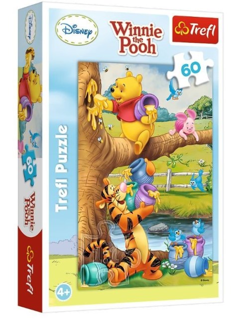 Puzzle 60 elementów Kubuś Puchatek Małe co nieco Trefl Puzzle 60 elementów Kubuś Puchatek Małe co nieco Trefl