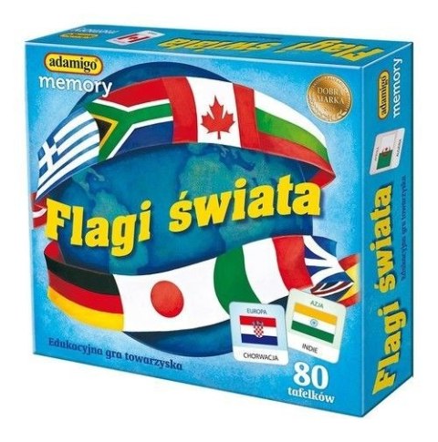 Gra Flagi świata memory - nowa Adamigo Gra Flagi świata memory - nowa Adamigo