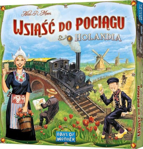 Gra Wsiąść do pociągu Kolekcja Map 4 - Holandia Rebel Gra Wsiąść do pociągu Kolekcja Map 4 - Holandia Rebel