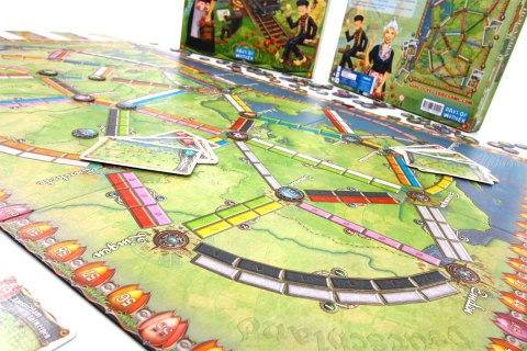 Gra Wsiąść do pociągu Kolekcja Map 4 - Holandia Rebel Gra Wsiąść do pociągu Kolekcja Map 4 - Holandia Rebel