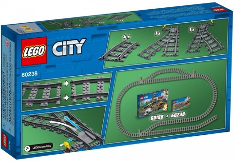 Klocki City 60238 Zwrotnice LEGO Klocki City 60238 Zwrotnice LEGO