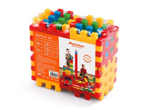 Klocki konstrukcyjne Waffle 24 Marioinex Klocki konstrukcyjne Waffle 24 Marioinex