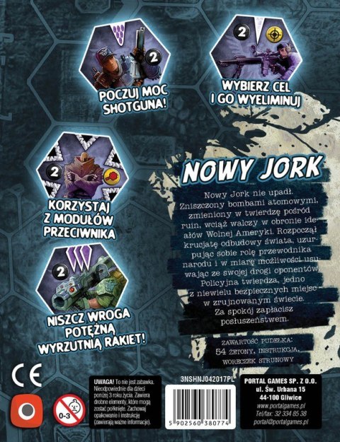 Neuroshima HEX 3.0 Nowy Jork Portal Games Neuroshima HEX 3.0 Nowy Jork Portal Games