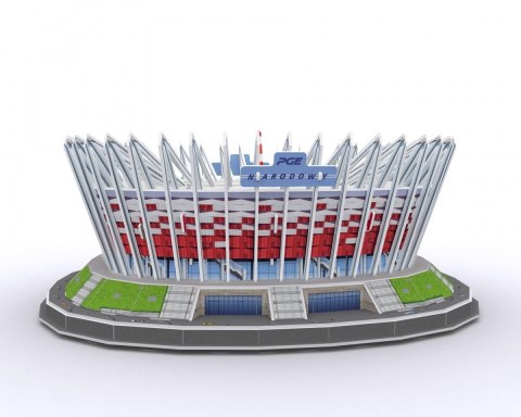 Puzzle 105 elementów 3D Stadion PGE Narodowy Cubic Fun Puzzle 105 elementów 3D Stadion PGE Narodowy Cubic Fun