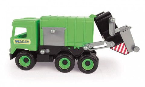 Śmieciarka zielona Middle Truck w kartonie Wader Śmieciarka zielona Middle Truck w kartonie Wader