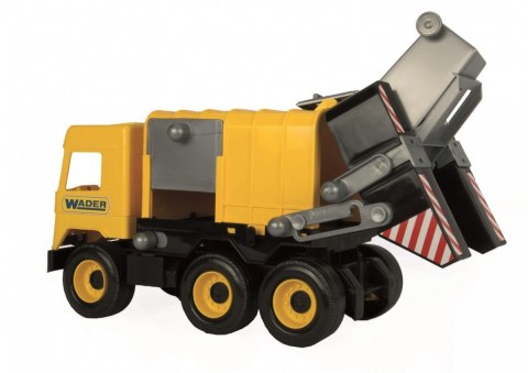 Śmieciarka żółta 42 cm Middle Truck w kartonie Wader Śmieciarka żółta 42 cm Middle Truck w kartonie Wader