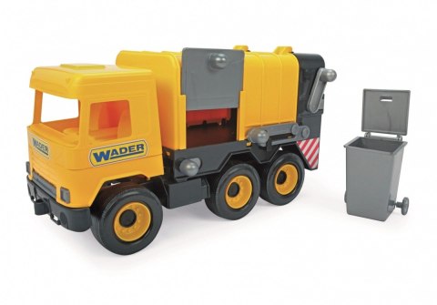 Śmieciarka żółta 42 cm Middle Truck w kartonie Wader Śmieciarka żółta 42 cm Middle Truck w kartonie Wader