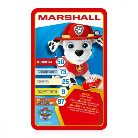 Gra karciana TopTrumps' Psi Patrol 20 Winning Moves Gra karciana TopTrumps' Psi Patrol 20 Winning Moves