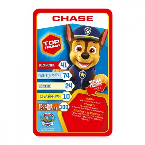 Gra karciana TopTrumps' Psi Patrol 20 Winning Moves Gra karciana TopTrumps' Psi Patrol 20 Winning Moves