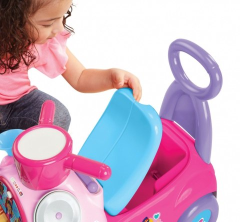 Jeździk Fisher Price Muzyczna Parada różowy Pulio Jeździk Fisher Price Muzyczna Parada różowy Pulio