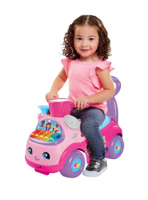 Jeździk Fisher Price Muzyczna Parada różowy Pulio Jeździk Fisher Price Muzyczna Parada różowy Pulio