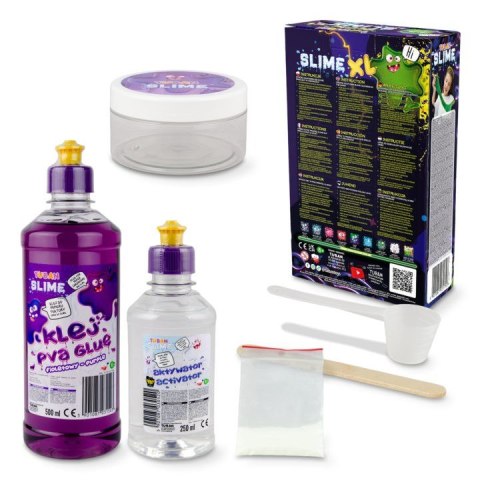 Masa plastyczna Zestaw super slime - Glow in the dark XL TUBAN Masa plastyczna Zestaw super slime - Glow in the dark XL TUBAN