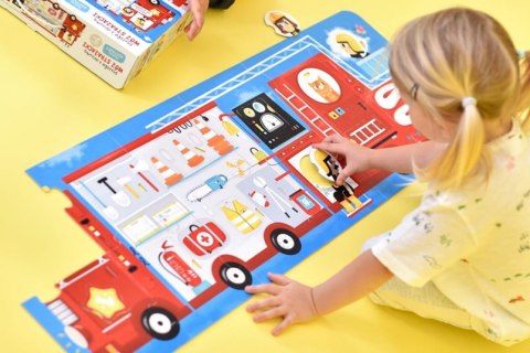 Puzzle z dziurką Wóz strażacki 23 elementy CzuCzu Puzzle z dziurką Wóz strażacki 23 elementy CzuCzu