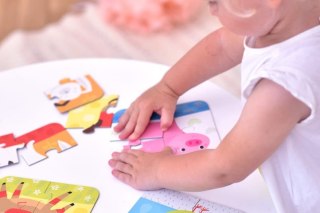 Układanka edukacyjna dla dzieci - Zestaw puzzli zwierzątka - CzuCzu - 2 latka +