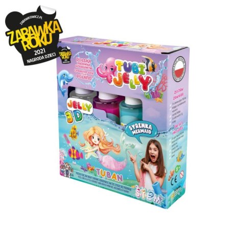 Zestaw Tubi Jelly 3 kolory - Syrenka TUBAN Zestaw Tubi Jelly 3 kolory - Syrenka TUBAN