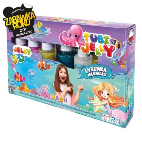 Zestaw Tubi Jelly 6 kolorów - Syrenka TUBAN Zestaw Tubi Jelly 6 kolorów - Syrenka TUBAN