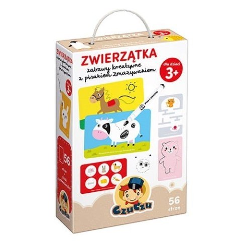 Zestaw edukacyjny Zwierzątka Zabawy kreatywne z pisakiem zmazywakiem CzuCzu Zestaw edukacyjny Zwierzątka Zabawy kreatywne z pisakiem zmazywakiem CzuCzu