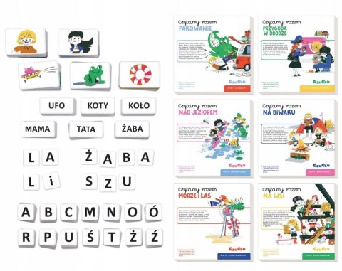 Czytamy razem - Zestaw do nauki czytania CzuCzu Czytamy razem - Zestaw do nauki czytania CzuCzu