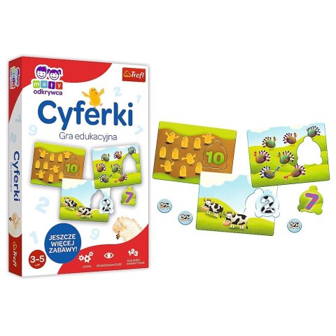 Gra Cyferki Mały Odkrywca Trefl Gra Cyferki Mały Odkrywca Trefl