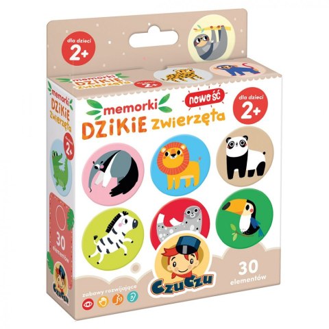 Gra Memorki Dzikie zwierzęta CzuCzu Gra Memorki Dzikie zwierzęta CzuCzu