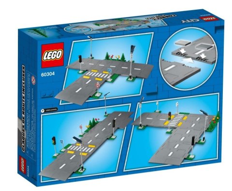 Klocki City 60304 Płyty drogowe LEGO Klocki City 60304 Płyty drogowe LEGO
