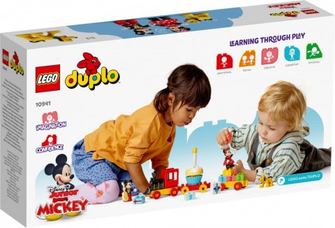 Klocki DUPLO Disney 10941 Urodzinowy pociąg myszek LEGO Klocki DUPLO Disney 10941 Urodzinowy pociąg myszek LEGO