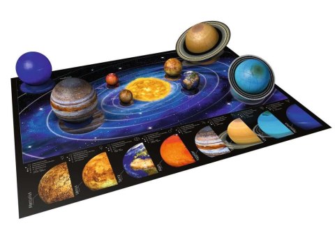Puzzle 522 elementy 3D Układ Planetarny Ravensburger Polska Puzzle 522 elementy 3D Układ Planetarny Ravensburger Polska