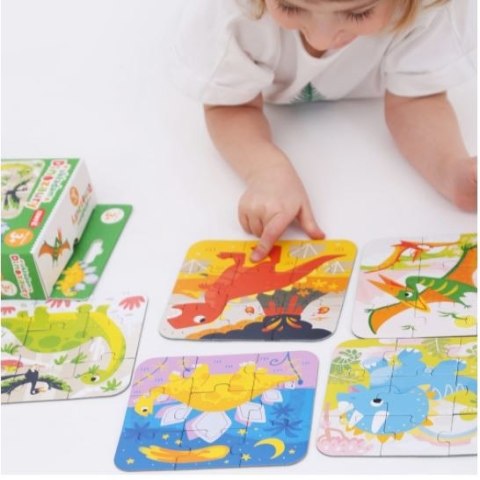 Puzzle Układam dinozaury CzuCzu Puzzle Układam dinozaury CzuCzu