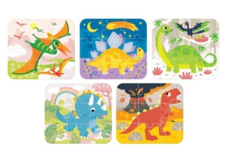 Puzzle Układam dinozaury CzuCzu Puzzle Układam dinozaury CzuCzu