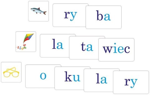 Sylaby układanka edukacyjna Adamigo Sylaby układanka edukacyjna Adamigo