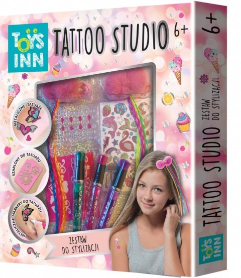 Zestaw do włosów Tatoo studio z warkoczykami Stnux Zestaw do włosów Tatoo studio z warkoczykami Stnux
