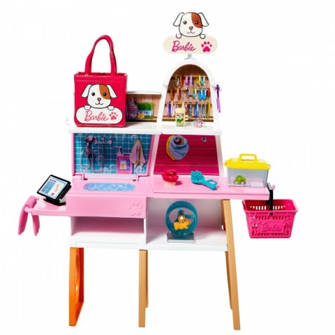 Zestaw z lalką Barbie Sklepik-salon dla zwierzaków Mattel Zestaw z lalką Barbie Sklepik-salon dla zwierzaków Mattel