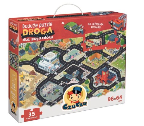 Duuuże puzzle - Droga dla pojazdów CzuCzu Duuuże puzzle - Droga dla pojazdów CzuCzu