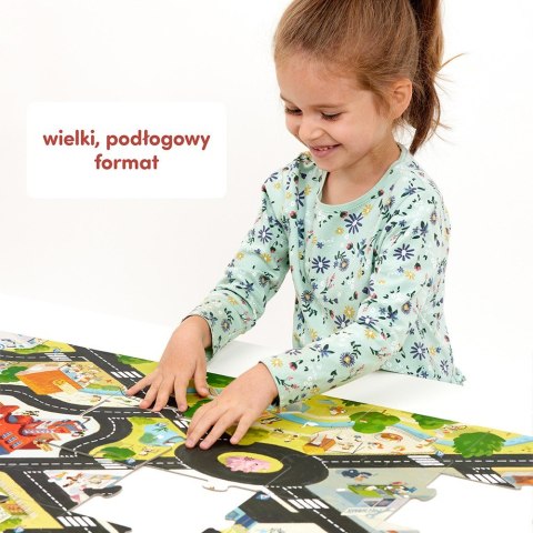 Duuuże puzzle - Droga dla pojazdów CzuCzu Duuuże puzzle - Droga dla pojazdów CzuCzu
