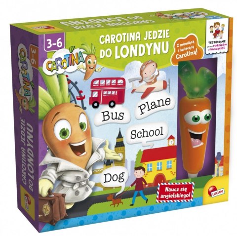 Gra Carotina jedzie do Londynu Lisciani Gra Carotina jedzie do Londynu Lisciani