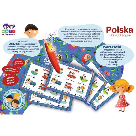Gra Polska Magiczny ołówek Trefl Gra Polska Magiczny ołówek Trefl
