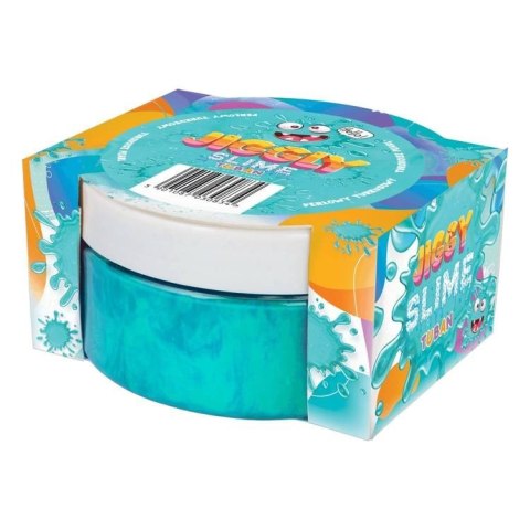 Jiggly Slime - turkusowy perłowy 200g TUBAN Jiggly Slime - turkusowy perłowy 200g TUBAN