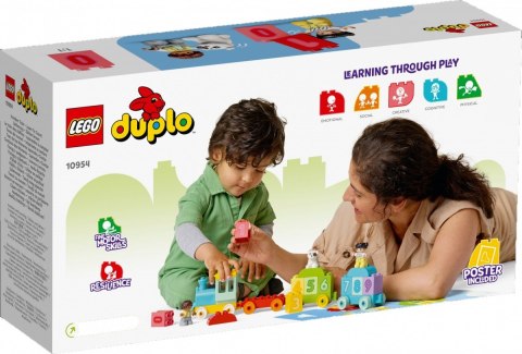 Klocki DUPLO 10954 Pociąg z cyferkami - nauka liczenia LEGO Klocki DUPLO 10954 Pociąg z cyferkami - nauka liczenia LEGO