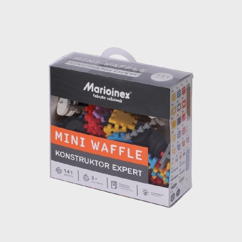 Klocki Mini Waffle Konstruktor 141 elementów Marioinex Klocki Mini Waffle Konstruktor 141 elementów Marioinex