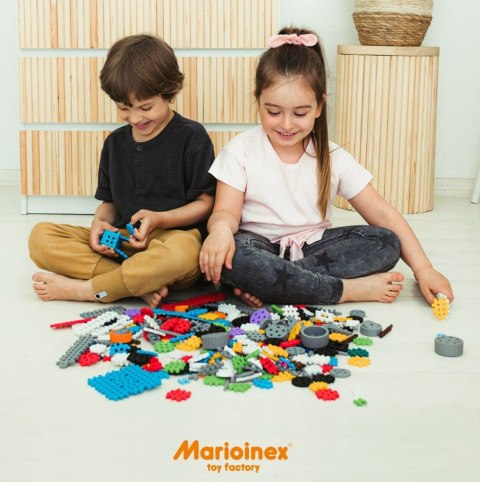 Klocki Mini Waffle Konstruktor 141 elementów Marioinex Klocki Mini Waffle Konstruktor 141 elementów Marioinex
