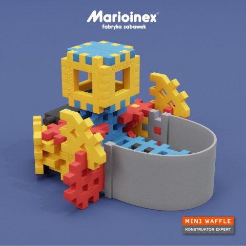 Klocki Mini Waffle Konstruktor 141 elementów Marioinex Klocki Mini Waffle Konstruktor 141 elementów Marioinex