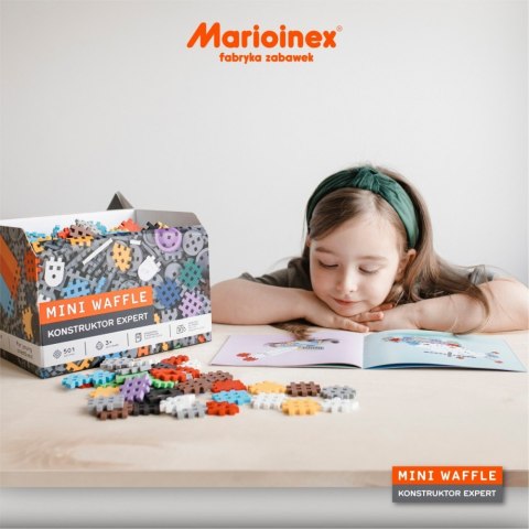 Klocki Mini Waffle Konstruktor Expert 501 elementów Marioinex Klocki Mini Waffle Konstruktor Expert 501 elementów Marioinex