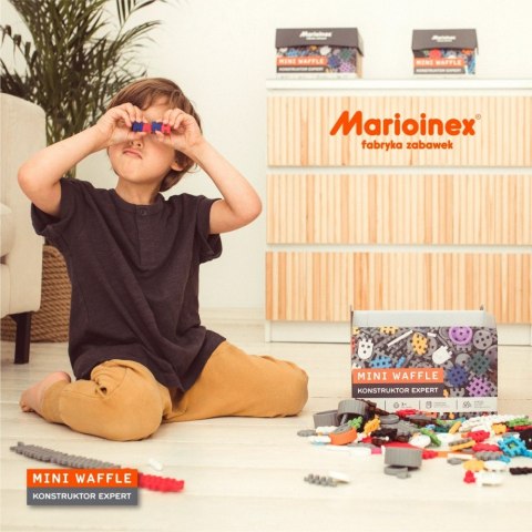 Klocki Mini Waffle Konstruktor Expert 501 elementów Marioinex Klocki Mini Waffle Konstruktor Expert 501 elementów Marioinex