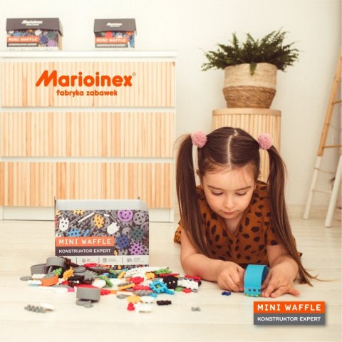Klocki Mini Waffle Konstruktor Expert 501 elementów Marioinex Klocki Mini Waffle Konstruktor Expert 501 elementów Marioinex